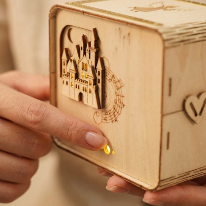 Wooden Castle Puzzle Light - 3D Building Set